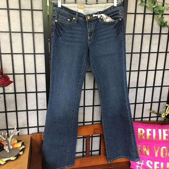 Seven7 womens lowrise bootcut  jeans size 32 - Picture 1 of 6